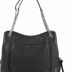 Hete verkoop 🧨 Michael Kors Schoudertas Dames / Handtas - Leer - Piper - Zwart ✔️ -tassen-dames Verkoop 550x677 5