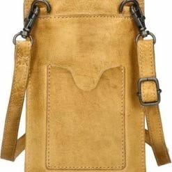Uitgang ✔️ Bear Design Kleine Schoudertas / Crossbody Tas Dames - Leer - Calisto Pelle - Cognac 🔔 -tassen-dames Verkoop 550x680 1