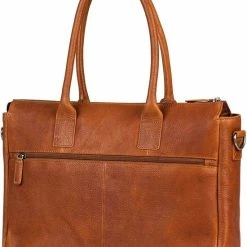 Flash-uitverkoop ❤️ Burkely Antique Avery Unisex Schoudertas 15,6'' Laptoptas - Cognac 🎁 -tassen-dames Verkoop 550x685