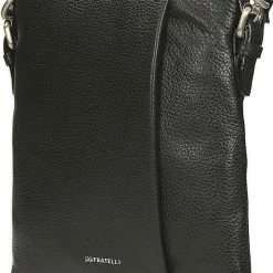 Aanbiedingen 🔔 Gigi Fratelli Kleine Schoudertas / Crossbody Tas Dames - Leer - Romance - Zwart ⌛ -tassen-dames Verkoop 550x689