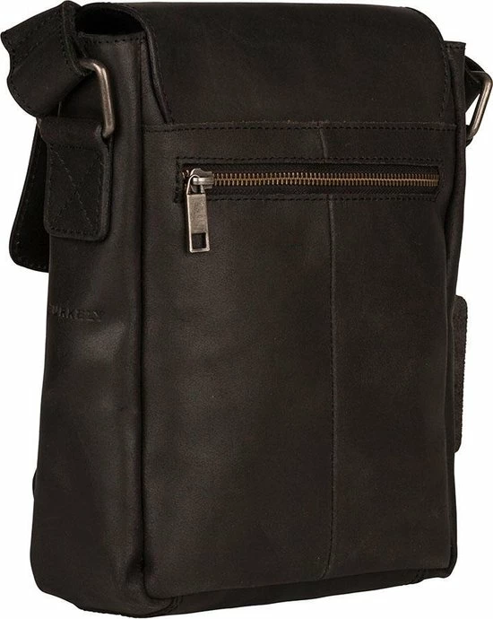 Gloednieuw π Burkely Vintage Luke Unisex Schoudertas - Zwart π 5 Gloednieuw π Burkely Vintage Luke Unisex Schoudertas - Zwart π - Afbeelding 5