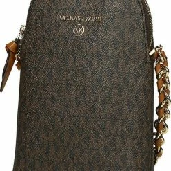 Goedkoopste 🔔 Michael Kors Schoudertas Jet Set Leer - Bruin 😉 -tassen-dames Verkoop 550x693 5