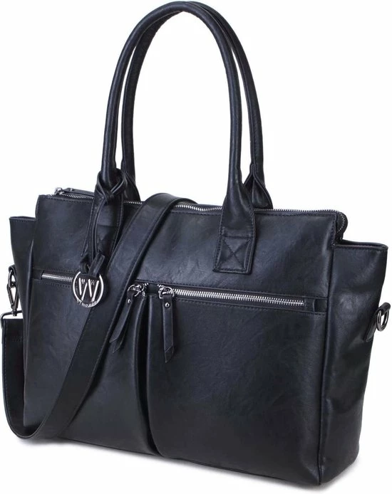 Beste Pirce β Wimona Catarina 2030 Schoudertas / Laptoptas - Zwart π 11 Beste Pirce β Wimona Catarina 2030 Schoudertas / Laptoptas - Zwart π - Afbeelding 11