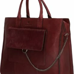 Beste deal 🧨 Micmacbags Mendoza Laptoptas 15,6 Inch (38 Cm) - Bordeaux Rood ✔️ -tassen-dames Verkoop 550x699 2