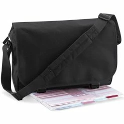 Hete verkoop π₯° Bagbase Classic Schoudertas Zwart 15 Liter π