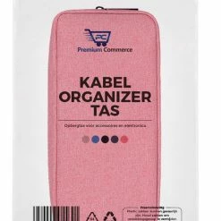 Goedkoopste 🔔 Premium Commerce Kabel Organizer Tas - Etui - Opbergtas Voor Elektronica En Accessoires - Kabels - Roze 🌟 -tassen-dames Verkoop 550x704 1
