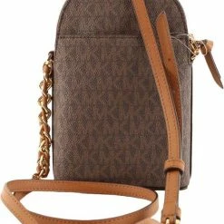 Goedkoopste 🔔 Michael Kors Schoudertas Jet Set Leer - Bruin 😉 -tassen-dames Verkoop 550x710 3