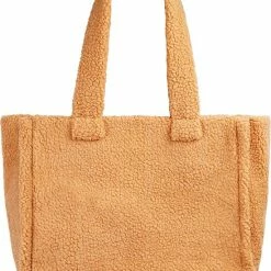 Coupon ⌛ Yehwang - Teddy Tas - Schoudertas - Beige - Teddystof - Pluche ❤️