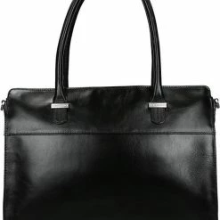 Aanbiedingen β Claudio Ferrici Laptoptas Classico Leer - Zwart π