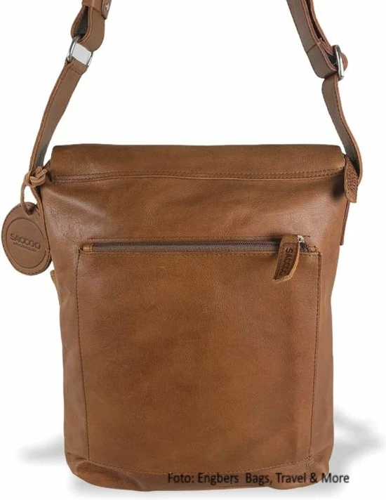 Beste deal π Saccoo Kleine Schoudertas / Crossbody Tas Dames - Leer - Caracas - Cognac π 11 Beste deal π Saccoo Kleine Schoudertas / Crossbody Tas Dames - Leer - Caracas - Cognac π - Afbeelding 11