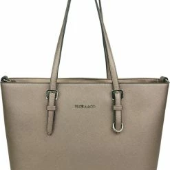 Gloednieuw π Merkloos Handtas Flora & Co Marron Metal Geschikt Voor A4 Schriften β