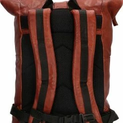 Gloednieuw 🌟 Old West Paint Rock Leren Rolltop Rugtas 13,3 Inch - Cognac 🎉 -tassen-dames Verkoop 550x715