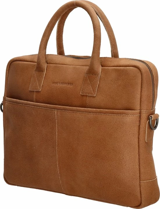 Flash-uitverkoop π Hide & Stitches PROMOTIE Laptoptas 15,6 Inch (38 Cm) - Cognac π 4 Flash-uitverkoop π Hide & Stitches PROMOTIE Laptoptas 15,6 Inch (38 Cm) - Cognac π - Afbeelding 4