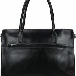 Aanbiedingen ⌛ Claudio Ferrici Laptoptas Classico Leer - Zwart 👏 -tassen-dames Verkoop 550x718 5