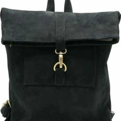 Nieuw 🎁 Beocca - Leren Rugzak Cleo Zwart - 14" Laptoptas 🌟