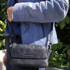 Uitgang 🔥 Micmacbags Porto Schoudertas - Zwart ⭐ -tassen-dames Verkoop 550x721 5