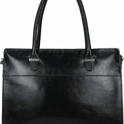 Aanbiedingen ⌛ Claudio Ferrici Laptoptas Classico Leer - Zwart 👏 -tassen-dames Verkoop 550x725 3