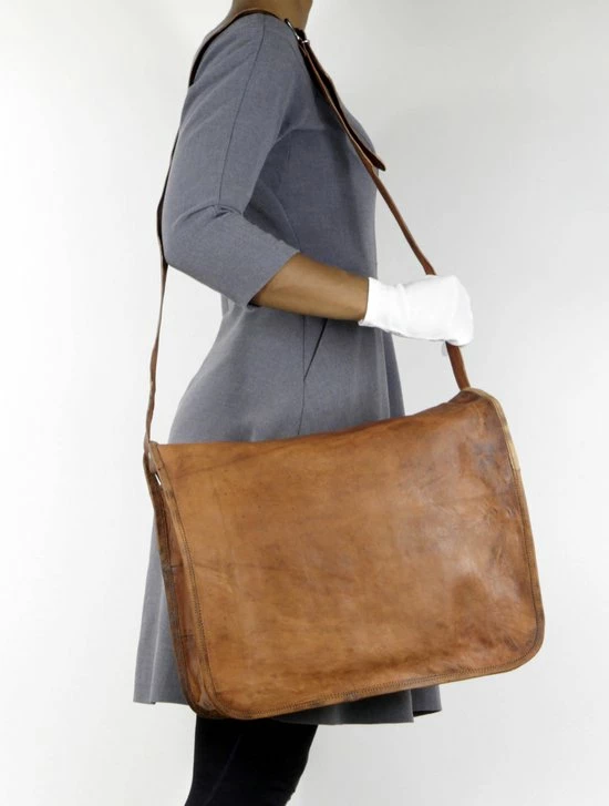 Coupon ๐งจ Oncedoce Boekentas A4 Formaat –Bruin ECHT LEER – Handgemaakte Messenger Tas ‘Almeria’ ๐ 9 Coupon ๐งจ Oncedoce Boekentas A4 Formaat –Bruin ECHT LEER – Handgemaakte Messenger Tas ‘Almeria’ ๐ - Afbeelding 9