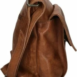 Uitgang ✔️ Bear Design Kleine Schoudertas / Crossbody Tas Dames - Leer - Calisto Pelle - Cognac 🔔 -tassen-dames Verkoop 550x728 1