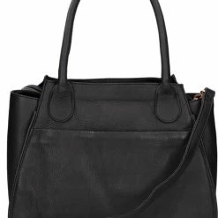 Nieuw 🎁 Fred De La Bretoniere Medium Schoudertas / Crossbody Tas Dames - Leer - Soft Grain Leather - Zwart ⌛ -tassen-dames Verkoop 550x728 5