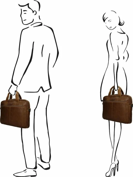 Flash-uitverkoop π€© Chesterfield Laptoptas Waxed Pull Up Leer - Cognac π 13 Flash-uitverkoop π€© Chesterfield Laptoptas Waxed Pull Up Leer - Cognac π - Afbeelding 13