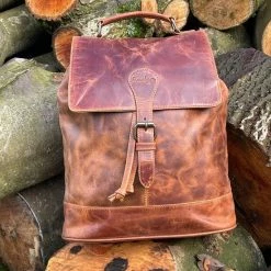 Promo 😉 SEDNA Vintage Dames Rugzak Melissa. 100% Leer. 👍 -tassen-dames Verkoop 550x733 38