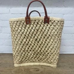 Korting π Gone Arty Gevlochten Boodschappen Tas - Shopper - Fairtrade Tas - Strandtas - Boodschappentas - Mandtas - Fairtrade Tas π