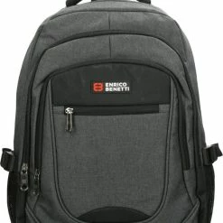 Aanbiedingen 👏 Enrico Benetti Hamburg 62125 Laptoprugzak Met 17" Laptopvak - Grijs ✔️