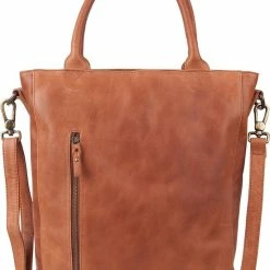 Begroting 💯 Cowboysbag - Laptoptassen - Laptop Bag Luton Big 15.6 Inch - Cognac 🥰