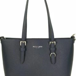 Hete verkoop π Merkloos Saffiano Handtas Flora & Co Blauw Klein π