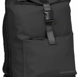 Groothandel 🎉 New Rebels® William - Rugtas - Zwart - Waterafstotend - 15.6151413121087 - 16L - 28x13x43cm - Rugzak / 🎒 Backpack ⭐