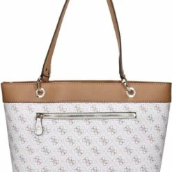 Gloednieuw 🥰 Guess Grote Schoudertas / Crossbody Tas Dames - Noelle - Wit 🎁 -tassen-dames Verkoop 550x747 1