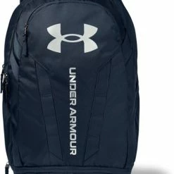 Gloednieuw 👏 Under Armour Hustle 5.0 🎒 Backpack - Rugzak - Navy (marineblauw) ⭐