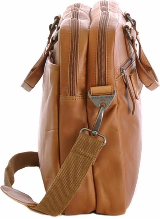 Hete verkoop π Chesterfield Rob Laptoptas 15" Schoudertas Cognac π 5 Hete verkoop π Chesterfield Rob Laptoptas 15" Schoudertas Cognac π - Afbeelding 5