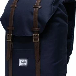 Top 10 🔥 Herschel Retreat Mid-Volume - Peacoat/Chicory Coffee / Damesrugzak Met Magnetische Sluiting - Met Levenslange Fabrieksgarantie / Limited Lifetime Warranty / Blauw ✨ -tassen-dames Verkoop 550x752 1