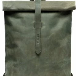 Promo 😍 Beocca - Leren Rugzak Mavis Groen - 15" Laptoptas 👏