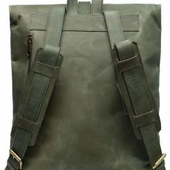 Promo 😍 Beocca - Leren Rugzak Mavis Groen - 15" Laptoptas 👏 -tassen-dames Verkoop 550x758 11