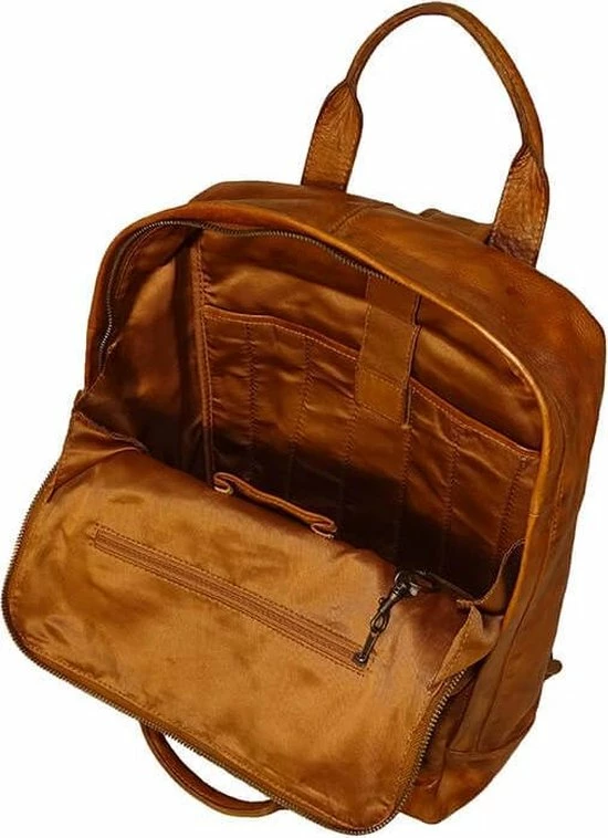 Beste Pirce π― Bear Design Maja Leren Rugzak - Cognac β 5 Beste Pirce π― Bear Design Maja Leren Rugzak - Cognac β - Afbeelding 5
