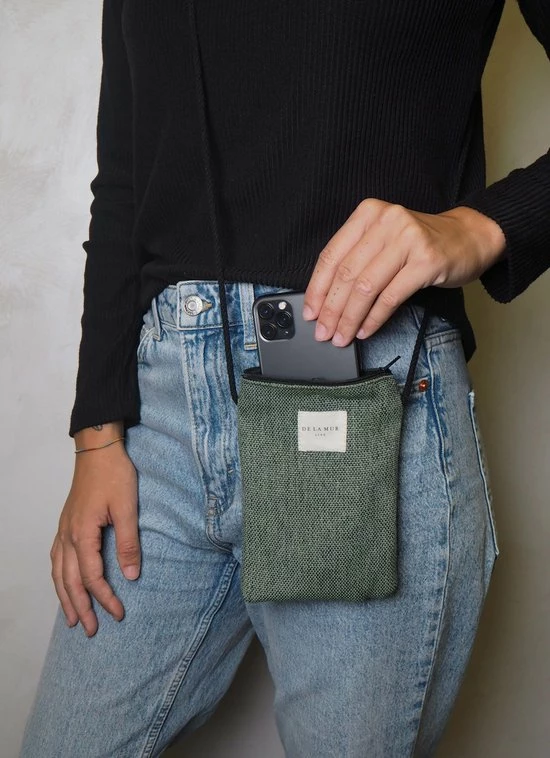 Goedkoopste π€© Schoudertas Klein AVET Telefoontasje Met Koord Schoudertasje Festivaltasje De La Mur Line π 2 Goedkoopste π€© Schoudertas Klein AVET Telefoontasje Met Koord Schoudertasje Festivaltasje De La Mur Line π - Afbeelding 2