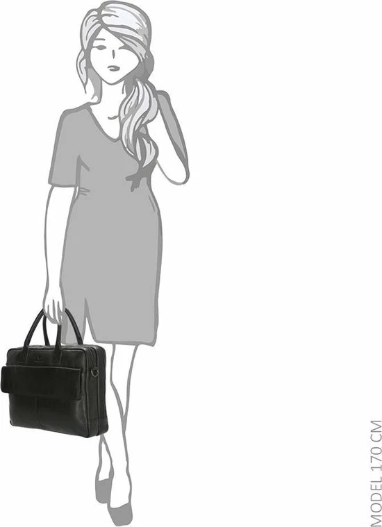 Uitgang π Micmacbags Porto Laptoptas 15,6 Inch (38 Cm) - Zwart π 7 Uitgang π Micmacbags Porto Laptoptas 15,6 Inch (38 Cm) - Zwart π - Afbeelding 7