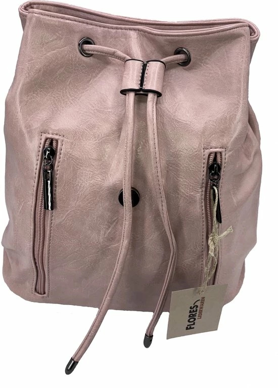 Begroting π Flores Lederwaren Soepele Softpink Leren Rugzak π 4 Begroting π Flores Lederwaren Soepele Softpink Leren Rugzak π - Afbeelding 4