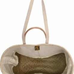 Goedkoopste ✔️ PE Florence PE-Florence Penjy Rieten Mand - Natuur 🔥 -tassen-dames Verkoop 550x767 4