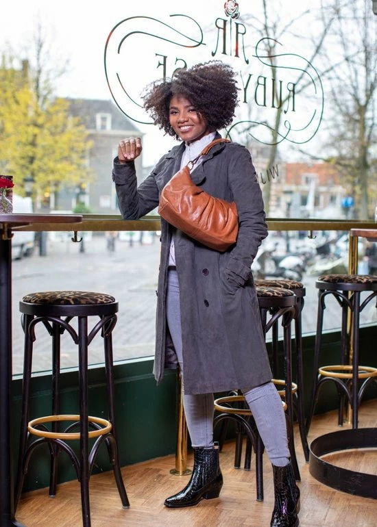 Promo π€© Chabo Bags & More Dali Fashion - Chabo Bags - Schoudertas - Handtas - Leer- Black 𧨠3 Promo π€© Chabo Bags & More Dali Fashion - Chabo Bags - Schoudertas - Handtas - Leer- Black 𧨠- Afbeelding 3