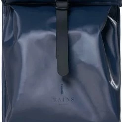 Gloednieuw 😉 Rains Rolltop Mini Rugzak - 13 Inch - Blauw 😉