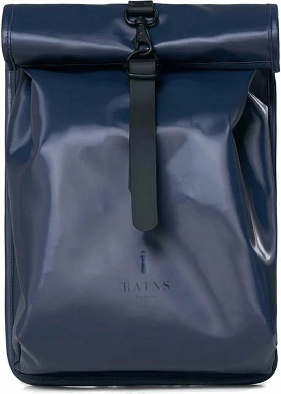 Gloednieuw π Rains Rolltop Mini Rugzak - 13 Inch - Blauw π 1 Gloednieuw π Rains Rolltop Mini Rugzak - 13 Inch - Blauw π