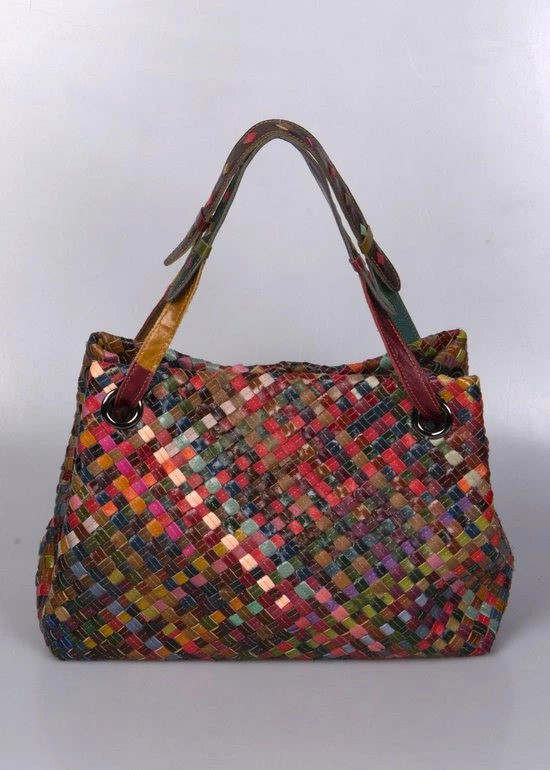 Gloednieuw ๐ฅ Viabologna Schoudertas Juanito Leer - Multicolour ๐ 1 Gloednieuw ๐ฅ Viabologna Schoudertas Juanito Leer - Multicolour ๐