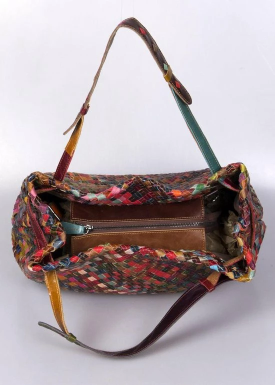 Gloednieuw ๐ฅ Viabologna Schoudertas Juanito Leer - Multicolour ๐ 6 Gloednieuw ๐ฅ Viabologna Schoudertas Juanito Leer - Multicolour ๐ - Afbeelding 6