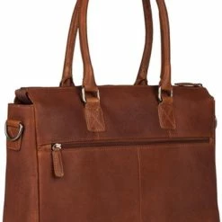 Flash-uitverkoop ❤️ Burkely Antique Avery Unisex Schoudertas 15,6'' Laptoptas - Cognac 🎁 -tassen-dames Verkoop 550x772 1