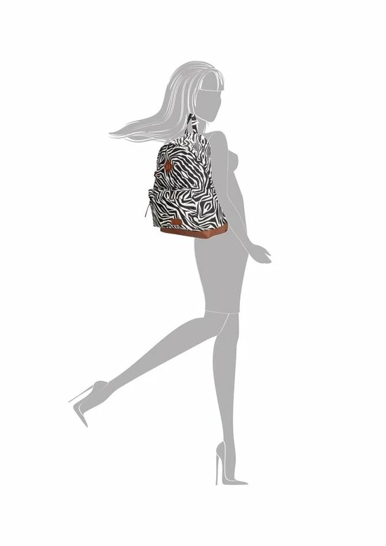 Beste Verkoop π Enrico Benetti Londen 46121 Laptoprugzak Met 14" Laptopvak - Zebra Print π₯ 2 Beste Verkoop π Enrico Benetti Londen 46121 Laptoprugzak Met 14" Laptopvak - Zebra Print π₯ - Afbeelding 2