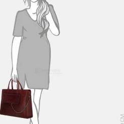 Beste deal 🧨 Micmacbags Mendoza Laptoptas 15,6 Inch (38 Cm) - Bordeaux Rood ✔️ -tassen-dames Verkoop 550x779 6